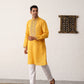 Men's Sequins Embroidered Kurta With Pyjama [FF] [F-7-9]