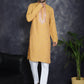 Men's Sequins Embroidered Kurta With Pyjama ( JOKP P 5047Orange )
