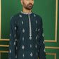 Men's Foil Printed Kurta with Pyjama
