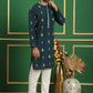 Men's Foil Printed Kurta with Pyjama