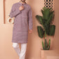 Chikankari Pure Cotton Kurta with Pyjama