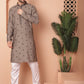 Men's Collar Chikankari Embroidered Kurta With Pyjama