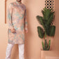 Men's Multi Tei-Dye Printed Kurta Pyjama Set