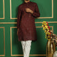 Men's Embroidered Kurta with Pyjama