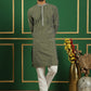 Men's Geometric Printed Kurta with Pyjama