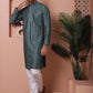 Men's Embroidered and Sequins Kurta Pyjama Set