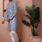 Men's Printed and Embroidered Kurta Pyjama Set