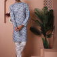 Men's Printed and Embroidered Kurta Pyjama Set