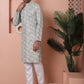 Men's Printed and Embroidered Kurta Pyjama Set