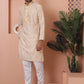 Men's Foil Printed Kurta with Pyjama