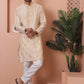 Men's Foil Printed Kurta with Pyjama