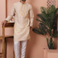 Men's Foil Printed Kurta with Pyjama