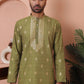 Men's Foil Printed Kurta with Pyjama