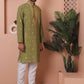 Men's Foil Printed Kurta with Pyjama