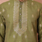 Men's Foil Printed Kurta with Pyjama
