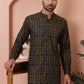 Men Printed Cotton Kurta Pyjama Set