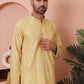 Men's Foil Printed Kurta with Pyjama