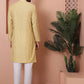 Men's Foil Printed Kurta with Pyjama