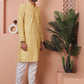 Men's Foil Printed Kurta with Pyjama