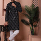 Men's Sequins and Embroidered Kurta with Pyjama