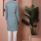 Men's Sequins and Embroidered Kurta with Pyjama
