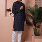 Men's Sequins and Embroidered Kurta with Pyjama