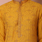 Men's Embroidered and Sequins Kurta with Pyjama
