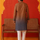 Brown Ombre Printed Kurta Pyjama Set For Men ( JOKP P 5074Brown )