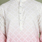 Peach Ombre Printed Kurta Pyjama Set For Men ( JOKP 5074Peach )