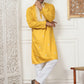 Collar Embroidered & Sequin Kurta With Pyjama