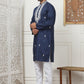 Collar Embroidered & Sequin Kurta With Pyjama