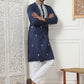 Collar Embroidered & Sequin Kurta With Pyjama