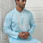 Collar Embroidered & Sequin Kurta With Pyjama [FF] [A-16-18]