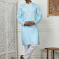 Collar Embroidered & Sequin Kurta With Pyjama [FF] [A-16-18]