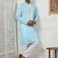 Collar Embroidered & Sequin Kurta With Pyjama [FF] [A-16-18]