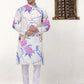 Men's Animal Printed Pure Cotton Straight Kurta Pyjama Set