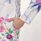 Men's Animal Printed Pure Cotton Straight Kurta Pyjama Set