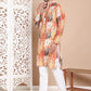 Men's Printed Pure Cotton Kurta Pyjama Set ( JOKP P 5079Orange )
