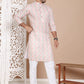 Men's Printed Pure Cotton Kurta Pyjama Set ( JOKP P 5079Peach )