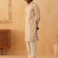 Embroidered Kurta Pyjama for Men ( JOKP P 5083Bronze ) [FF] [I-1-4]