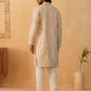 Embroidered Kurta Pyjama for Men ( JOKP P 5083Bronze ) [FF] [I-1-4]