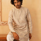 Embroidered Kurta Pyjama for Men ( JOKP P 5083Bronze ) [FF] [I-1-4]