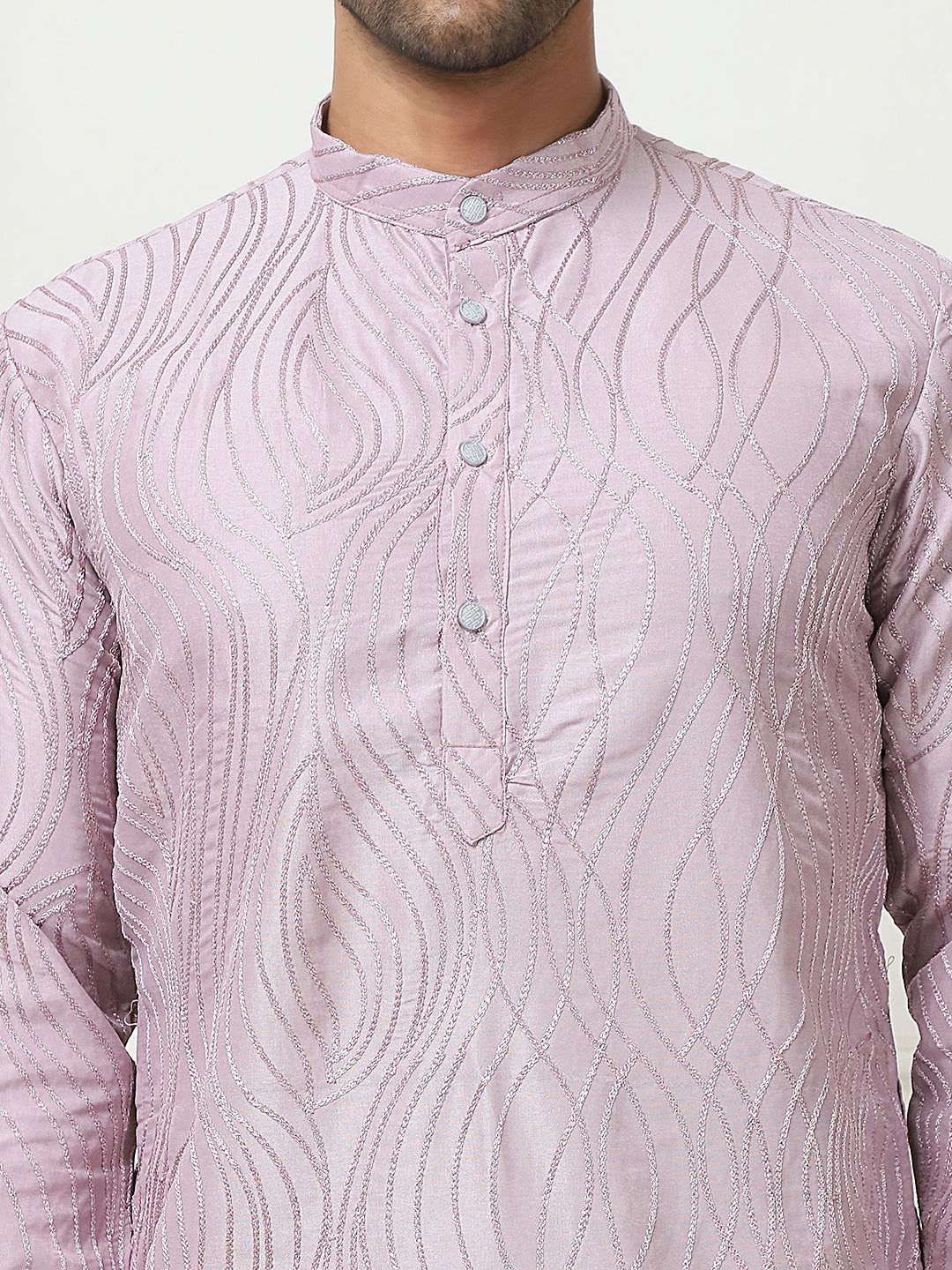 Embroidered Kurta Pyjama for Men [FF] [I-1-4]