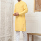 Embroidered & Sequin Cotton Blend Kurta Pyjama Sets