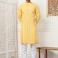 Embroidered & Sequin Cotton Blend Kurta Pyjama Sets