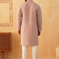 Embroidered & Sequin Cotton Blend Kurta Pyjama Sets