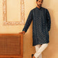 Embroidered & Sequin Cotton Blend Kurtas