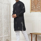 Embroidered Viscose Rayon Straight Kurta Pyjama Set