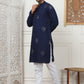 Embroidered Viscose Rayon Straight Kurta Pyjama Set