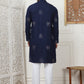 Embroidered Viscose Rayon Straight Kurta Pyjama Set